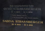 Grabinschrift Otto und Sabina Strassberger, Wien